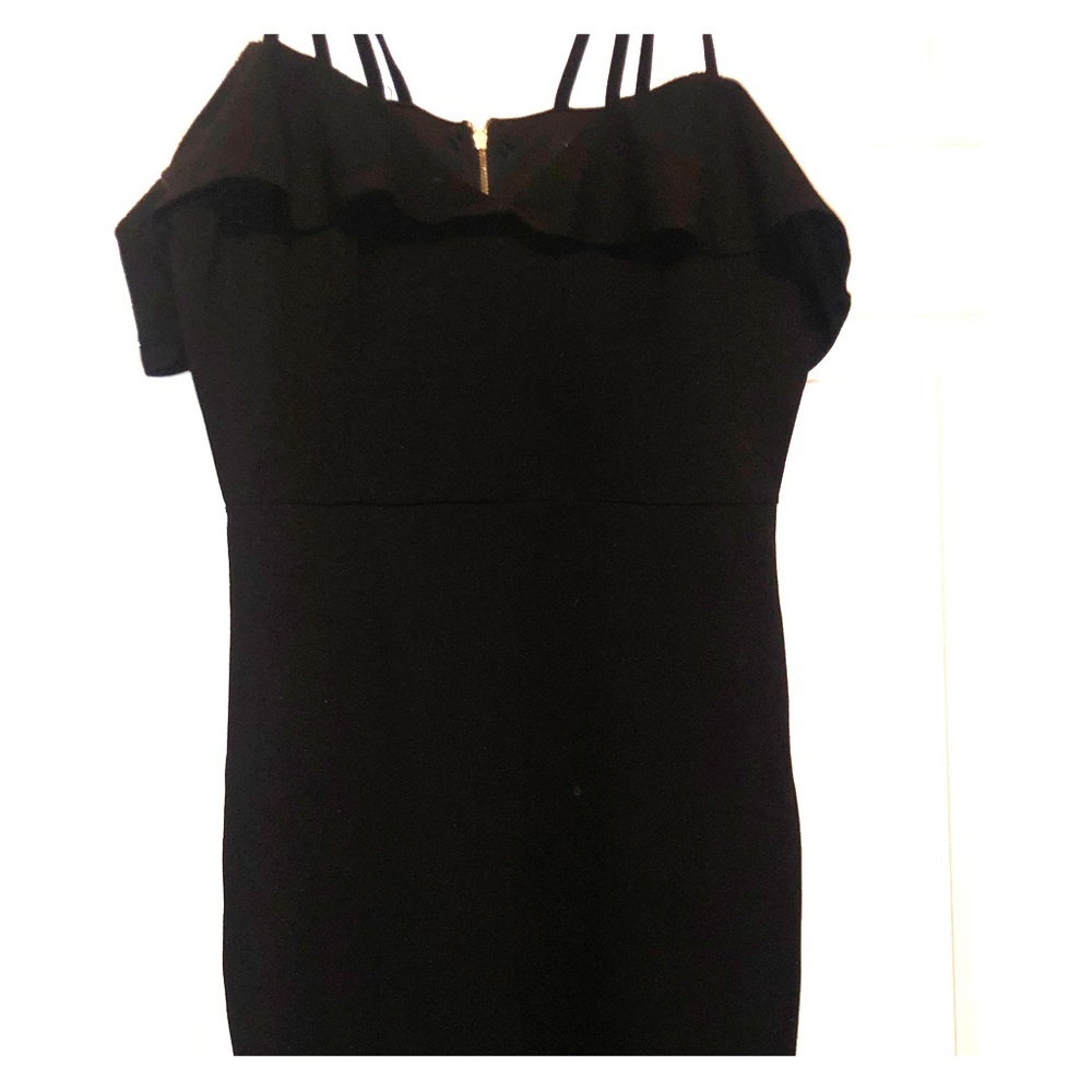 Midi black dress